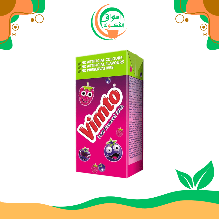 مشروب فيمتو بنكهة الفواكه تيترا، 250 مل VIMTO