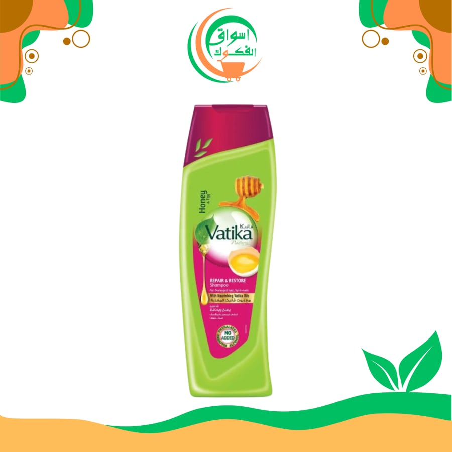 فاتيكا - شامبو العسل والبيض للشعر التالف، 350 مل vatika shampoo