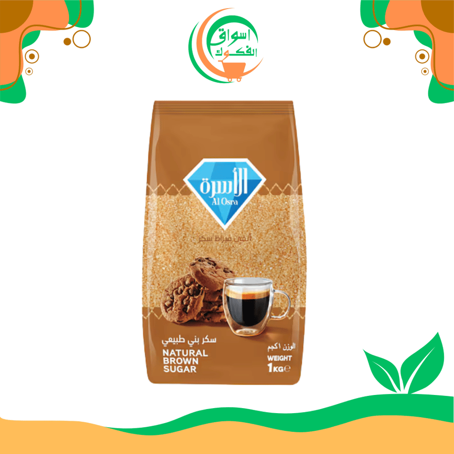 سكر بني طبيعي عائلي 1 كجم sugar
