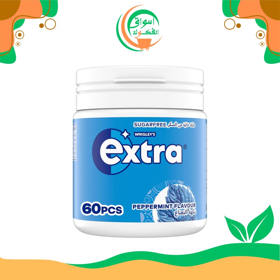 إكسترا علك بنكهة النعناع 60 حبة Extra