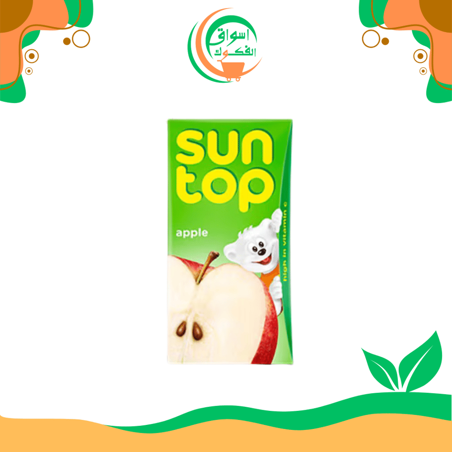 مشروب فاكهة التفاح من صن توب 125 مل sun top