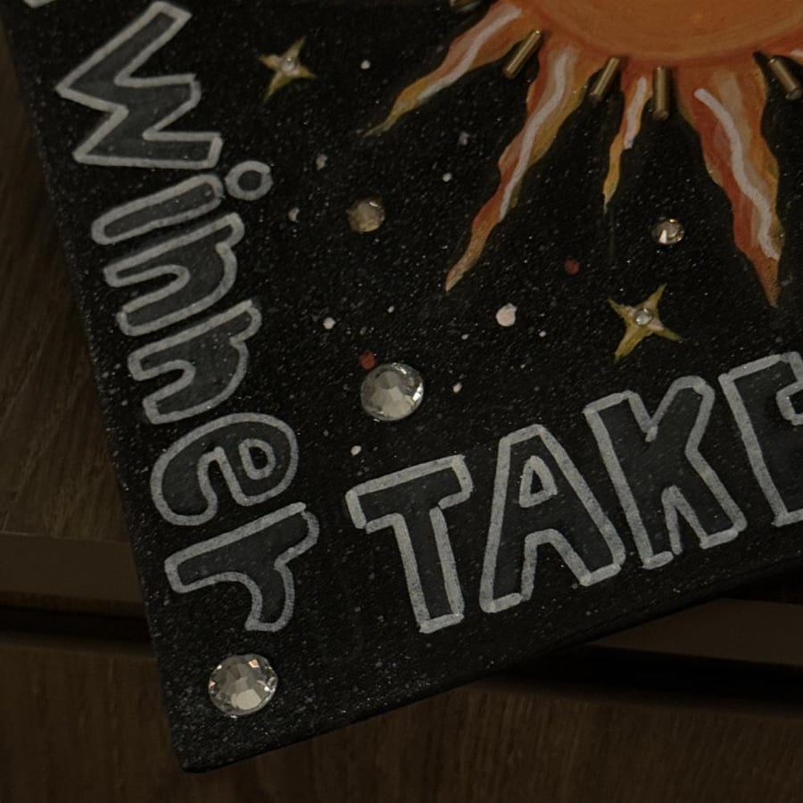 قبعة تخرج - sun - the winner takes it all “