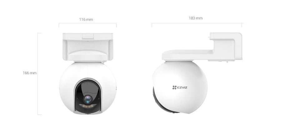 Outdoor moving surveillance camera | operates with a SIM card and battery Ezviz EB8 2K Pan & Tilt 4G Battery Camera