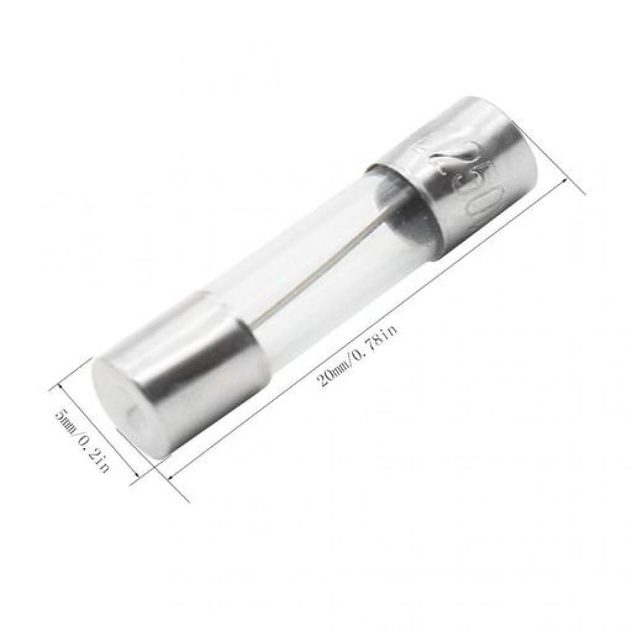 Fuse 3A 250V 5x20mm clear small fuse