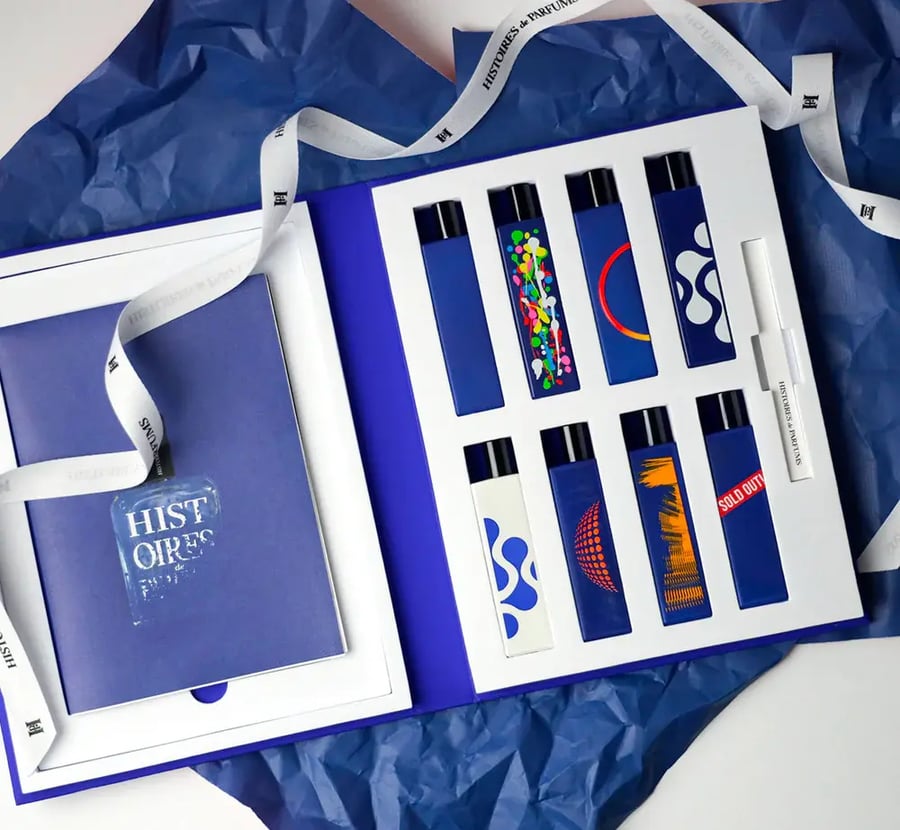 مجموعة الكتاب الازرق من هيستوريس Blue Book collection by Histoires de Parfums 15 ml x 7