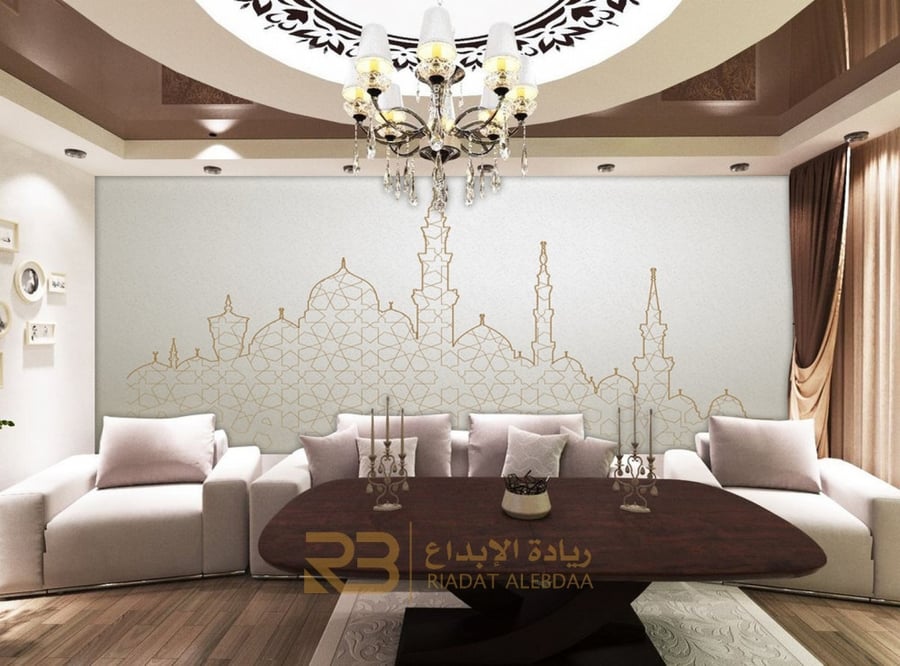 ورق جدران تصميم زخرفة اسلامية (رقم المنتج RB-86)