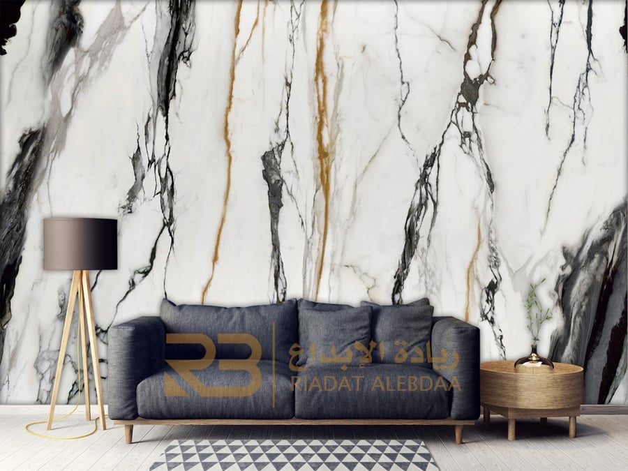 ورق جدران تصميم رخام (رقم المنتج RB-j28)