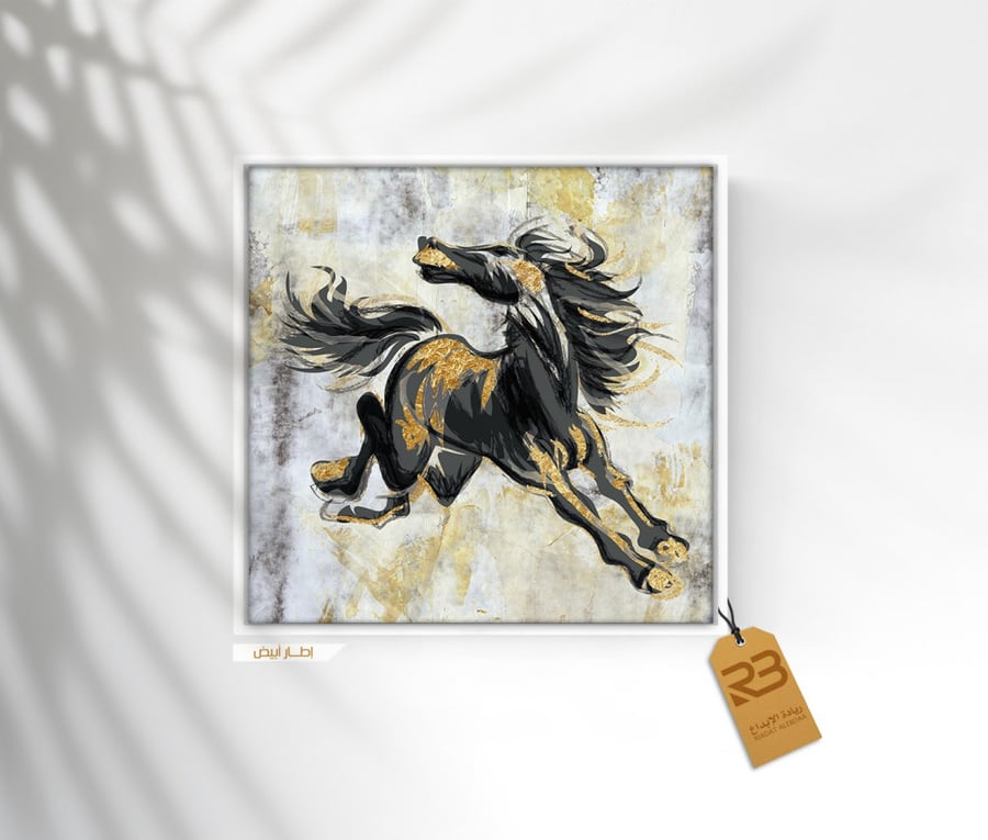 لوحة جدارية تصميم خيل (رقم المنتج RB-11-31)
