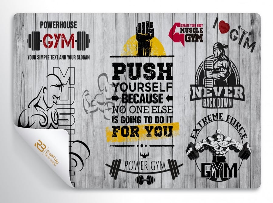 ورق جدران تصميم نادي رياضي (رقم المنتج RB-i36)