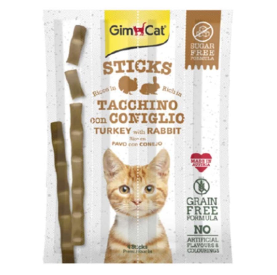 اصابع حلويات القطط جيم كات لحم الخروف و الدجاج GimCat Sticks Lamp and Poultry
