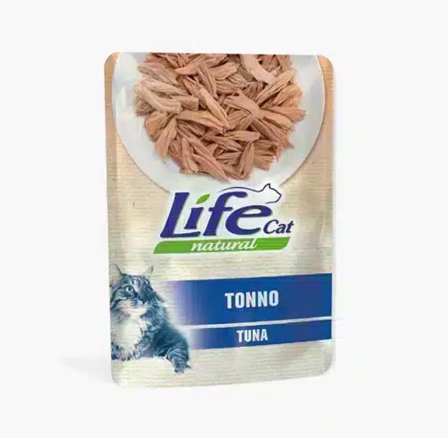 لايف كات اظرف طعام رطب للقطط 70جرام
