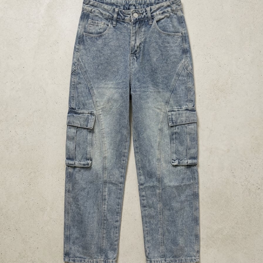 جنز Cargo Denim