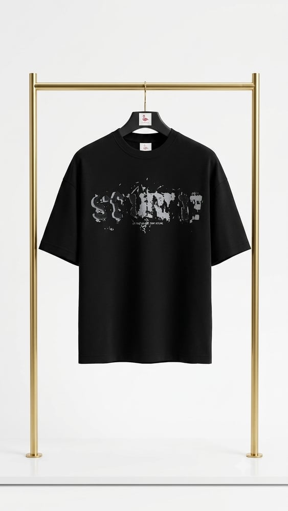 تيشيرت أوفر سايز بطباعة جرافيك