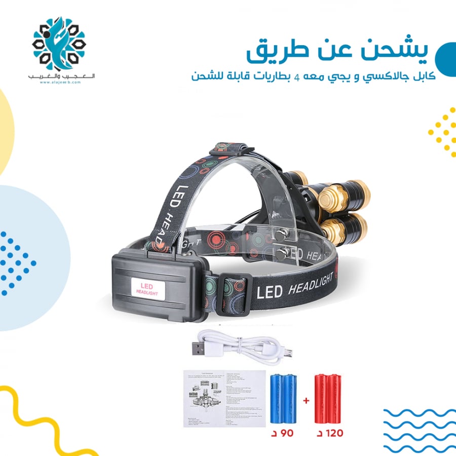 كشاف الرأس الخماسي العجيب - متجر العجيب والغريب