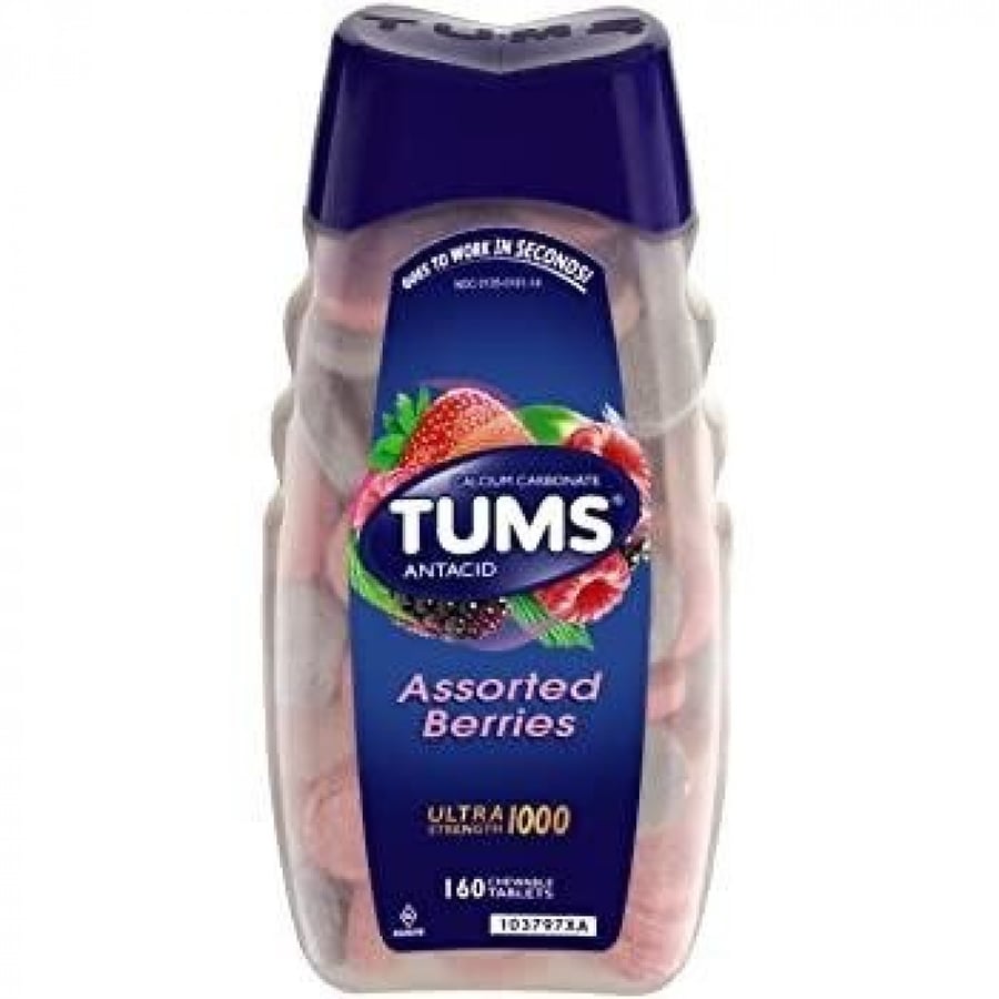 Tums for heartburn - 160 berry-flavored tablets