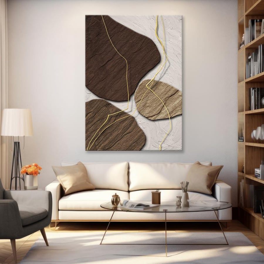 Wall art panel - modern abstract art