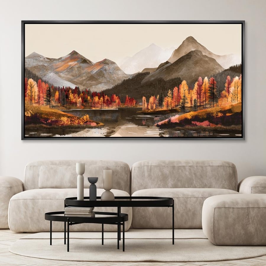 Artistic wall panel - with an elegant design