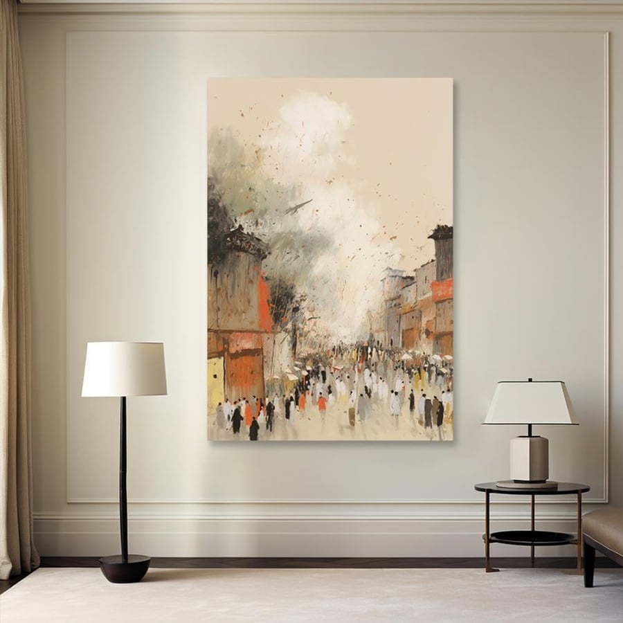 Wall art panel - modern abstract art