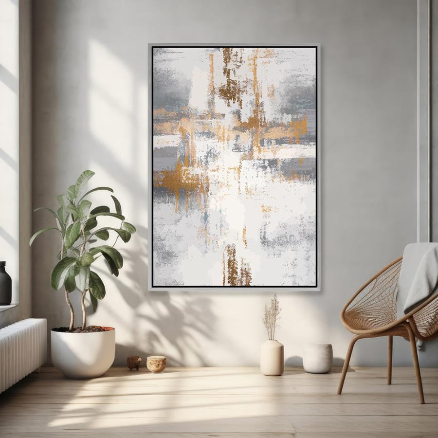 Wall art panel - modern abstract art