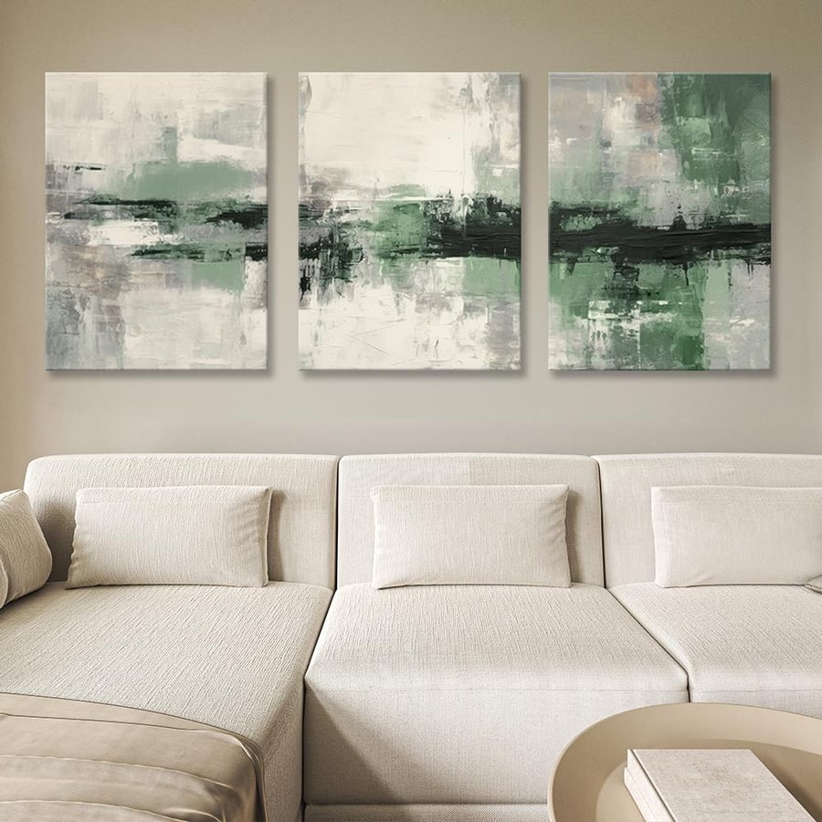Set of three paintings - Modern Art