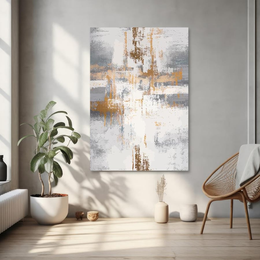 Wall art panel - modern abstract art