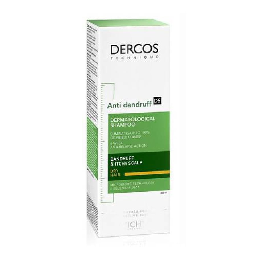 Vichy Dercos Anti Dandruff Shampoo for Dry Hair 200ml شامبو ضد قشرة للشعر الجاف