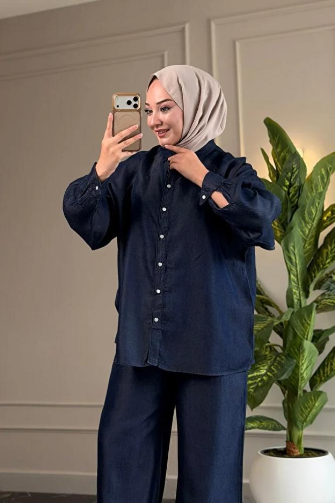 طقم تونيك نسائي أنيق ومريح