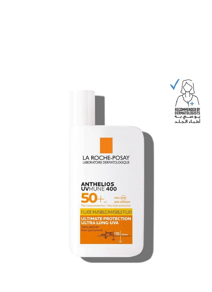 واقي شمس La Roche Posay Anthelios UVMUNE 400 Invisible Fluid SPF 50