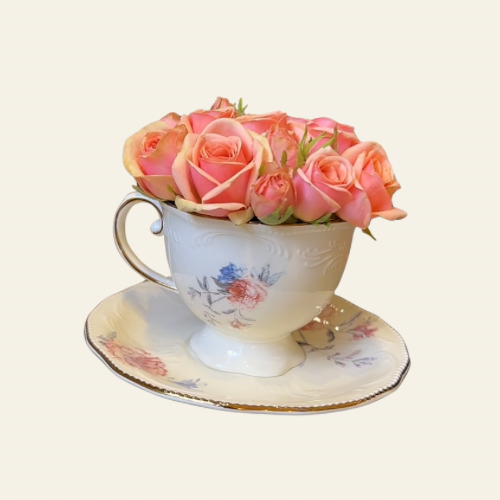 Classic rose cup