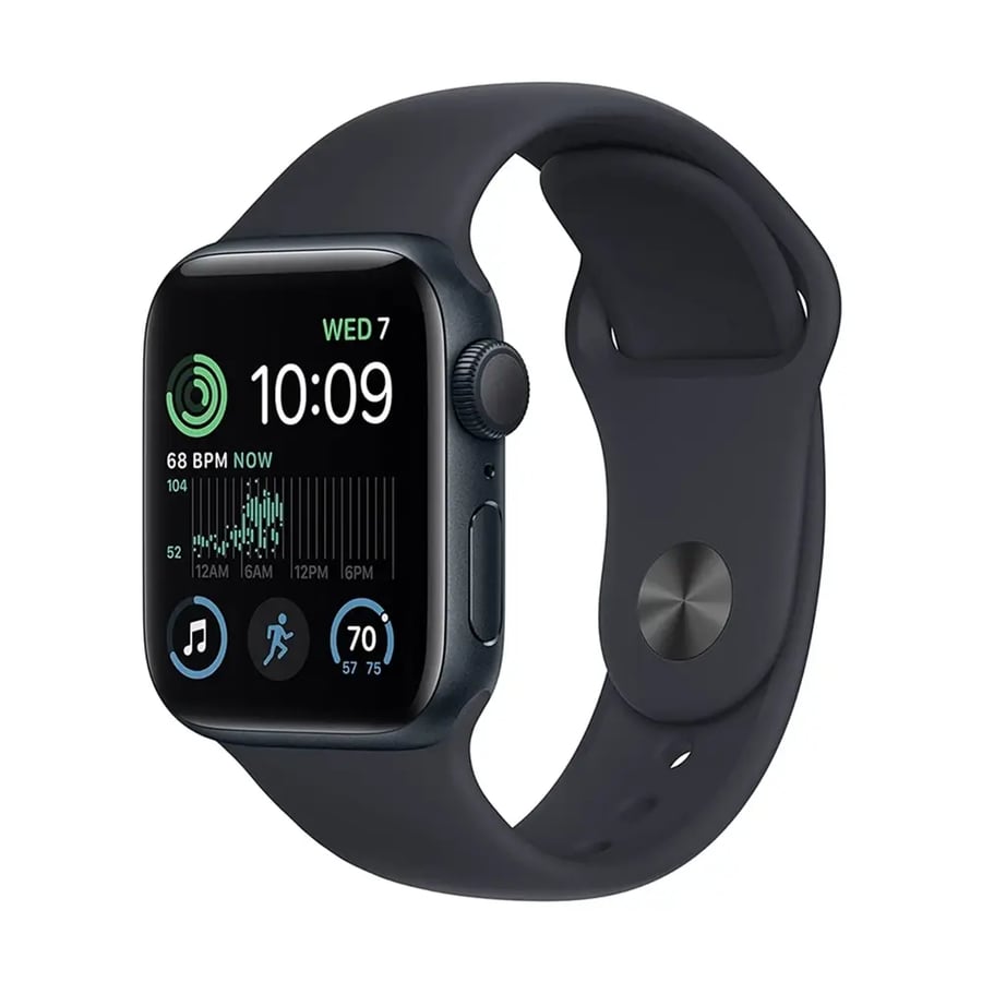 Apple Watch SE الجيل الثاني أصلية – علبة ألمنيوم مع سوار رياضي 40/44مم