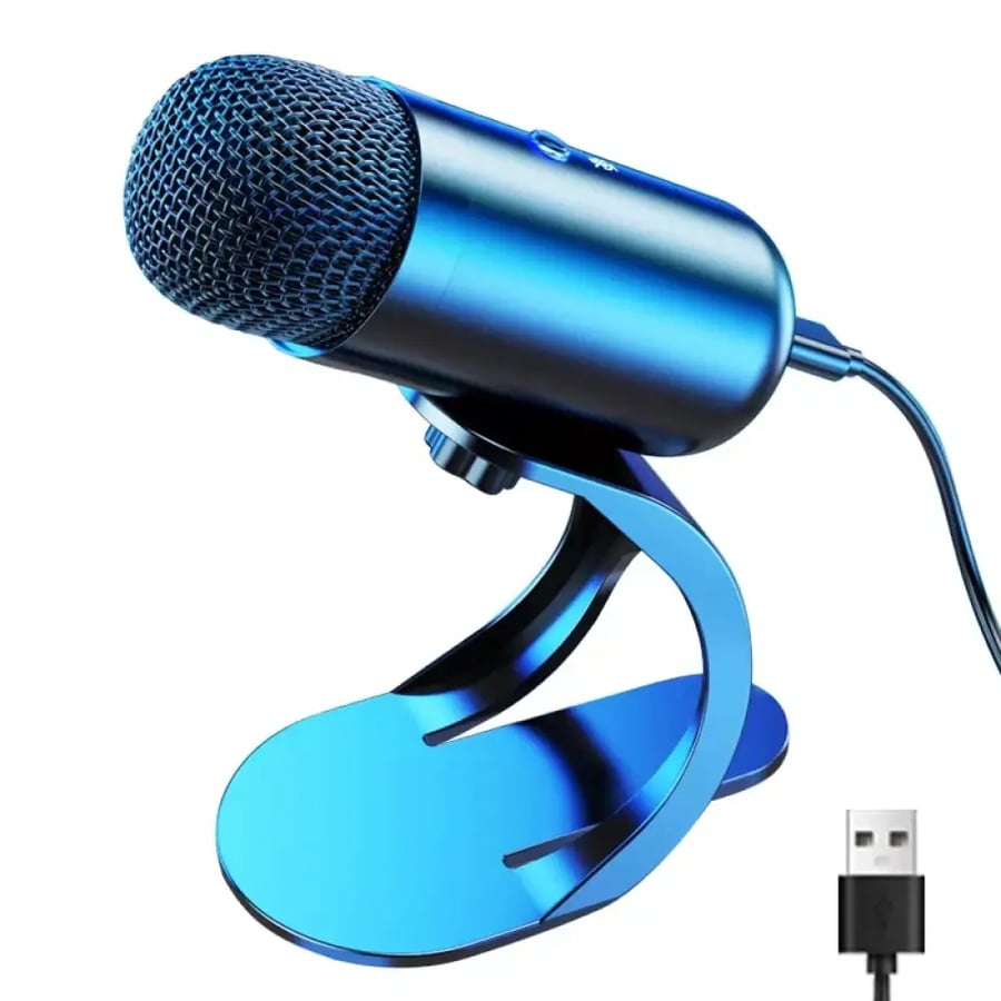 ميكروفون مكثف USB سلكي احترافي للمؤتمرات والألعاب والكمبيوتر