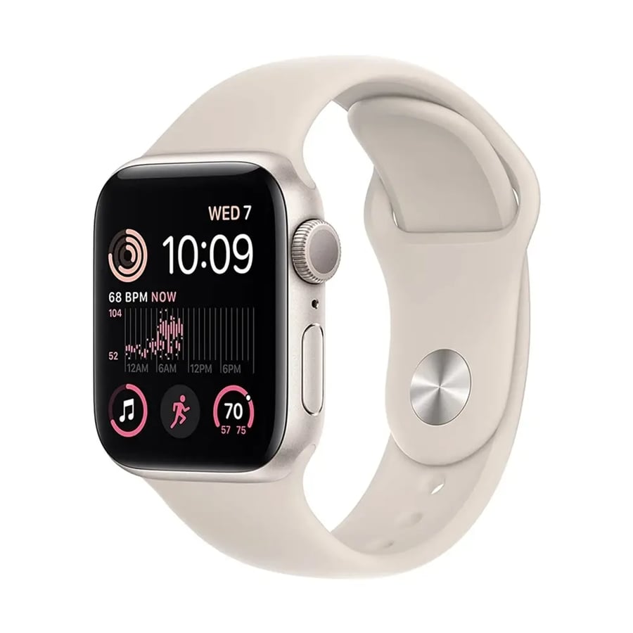 Apple Watch SE الجيل الثاني أصلية – علبة ألمنيوم مع سوار رياضي 40/44مم