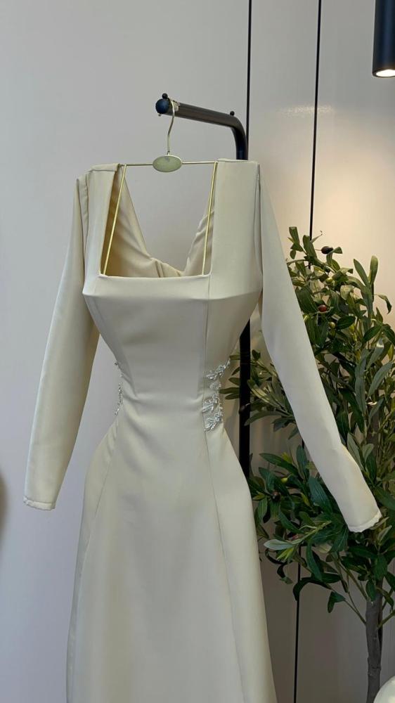 Elegant evening dress, non-stitched, RA1676