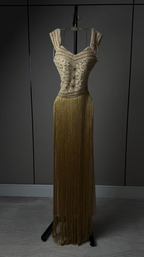 فستان سهره فصوص RA2175