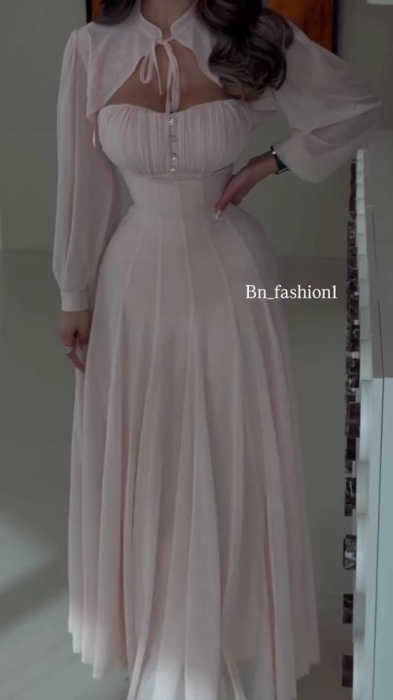 Elegant evening dress, non-stitched, RA1467