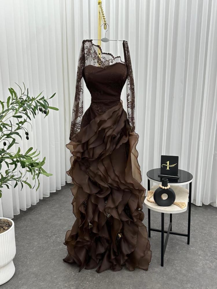 The dress is a party dress