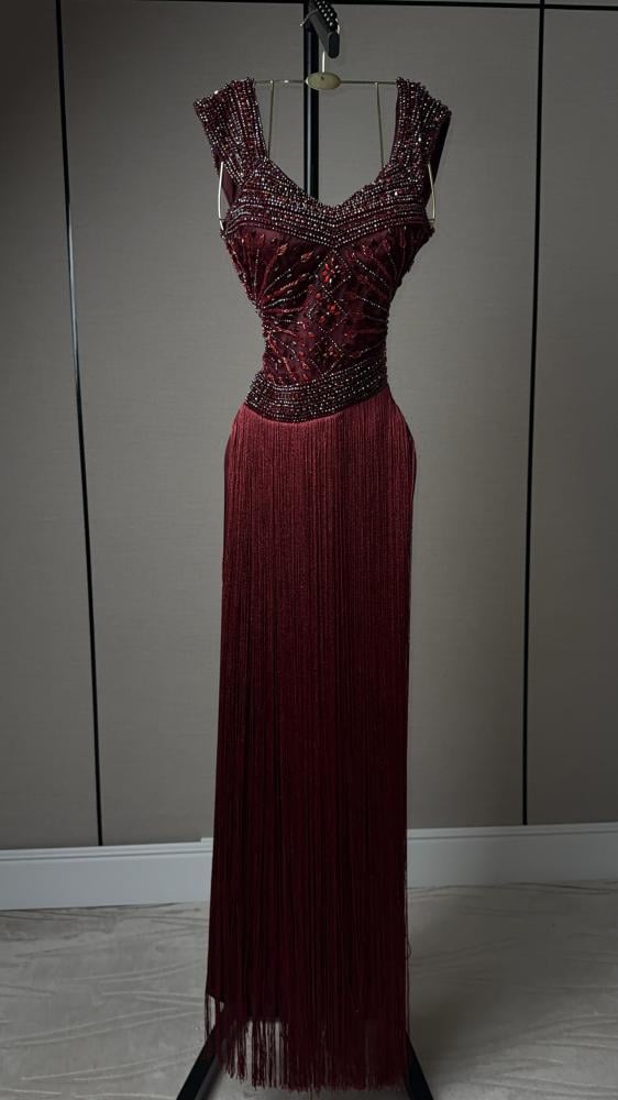 فستان سهره فصوص RA2175