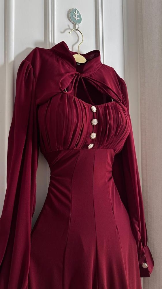Elegant evening dress, non-stitched, RA1467