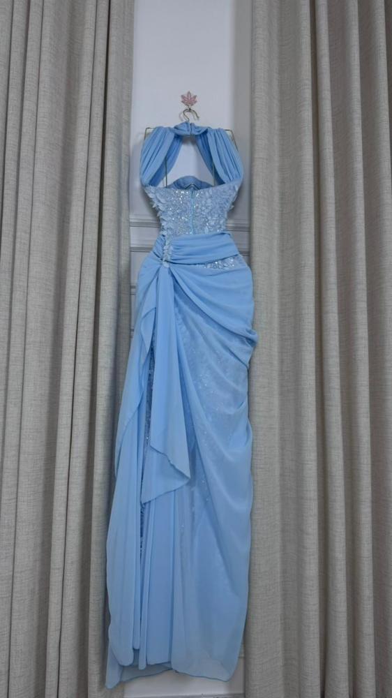 Elegant evening dress, non-stitched, RA1880