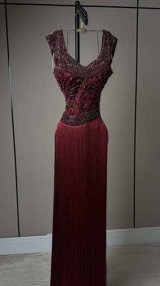 فستان سهره فصوص RA2175