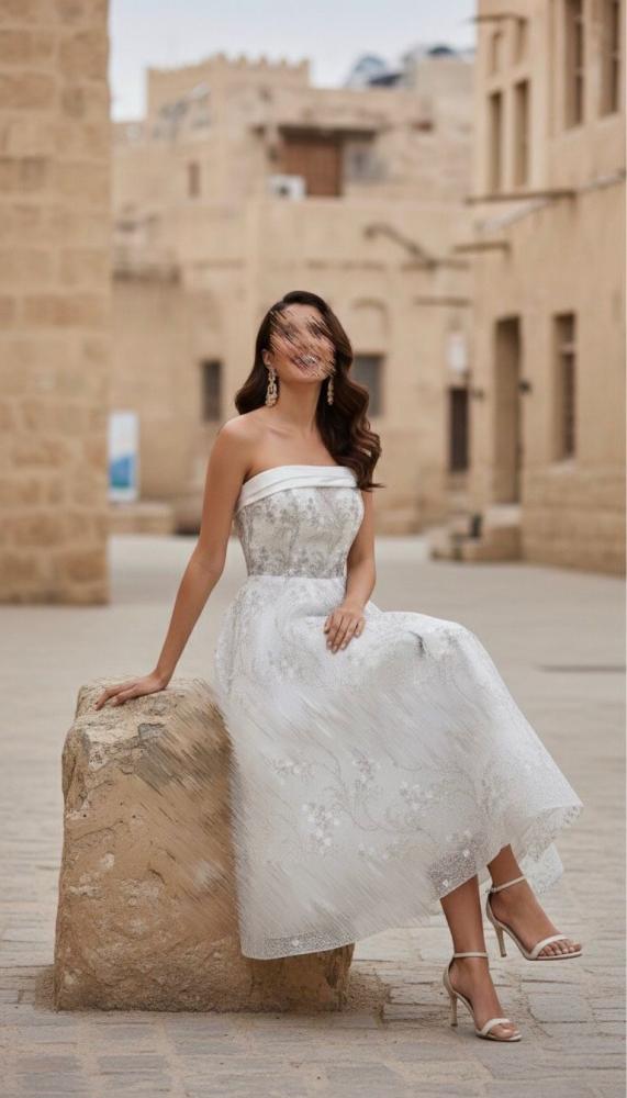 فستان سهره راقي لاصلي RA593