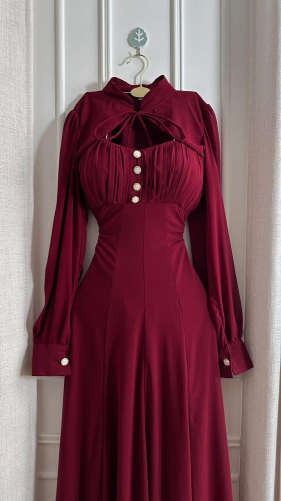 Elegant evening dress, non-stitched, RA1467