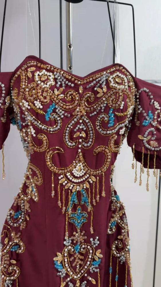 فستان سهره راقي RA2280