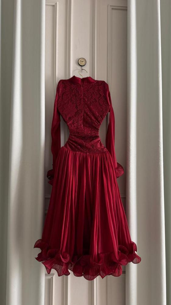 Elegant evening dress, non-stitched, RA1524