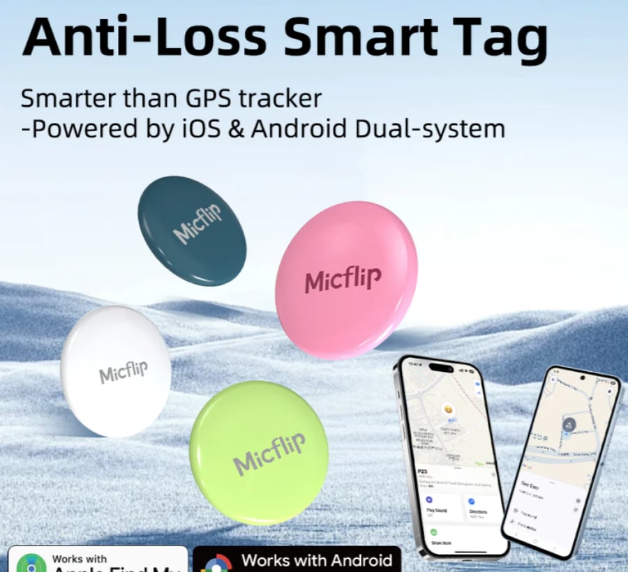 جهاز تتبع ارتاج ذكي يعمل بدون شريحة يدعم الايفون والاندرويد iPhone IOS و Android