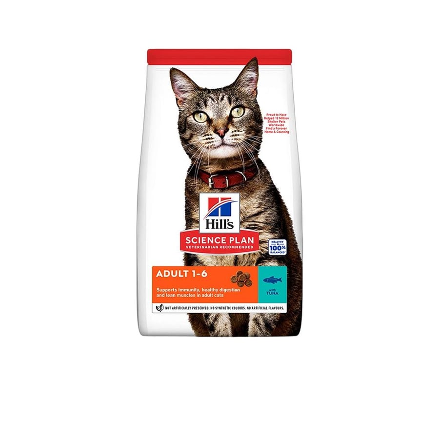 دراي فود هيلز تونة 1.5 كيلو للقطط البالغة Hills Adult cats