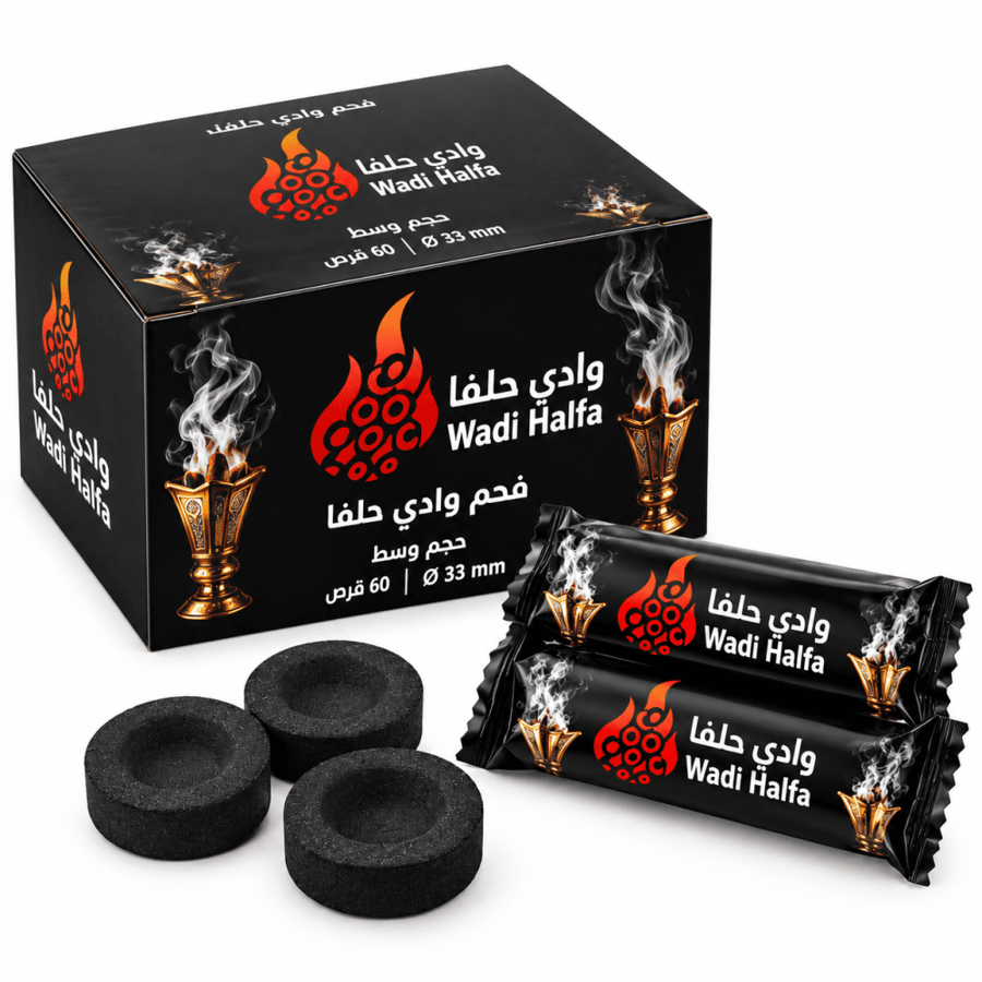 فحم وادي حلفا للبخور 60 قرص