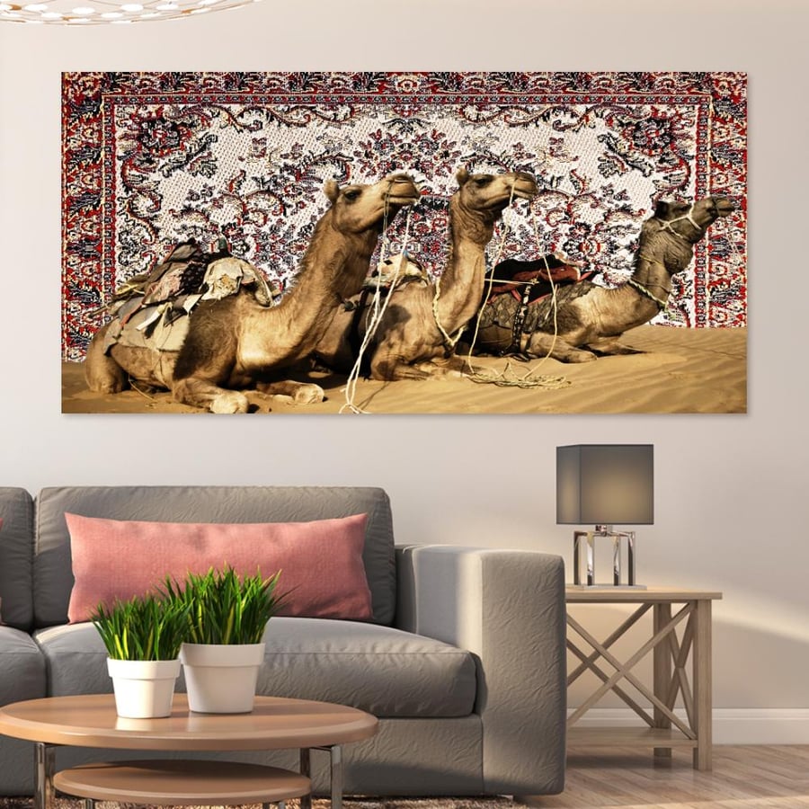 لوحة جدارية فنية بتصميم عصري أنيق