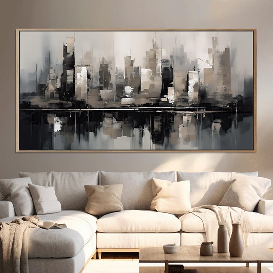 لوحات فن تجريدي تصميم عصري