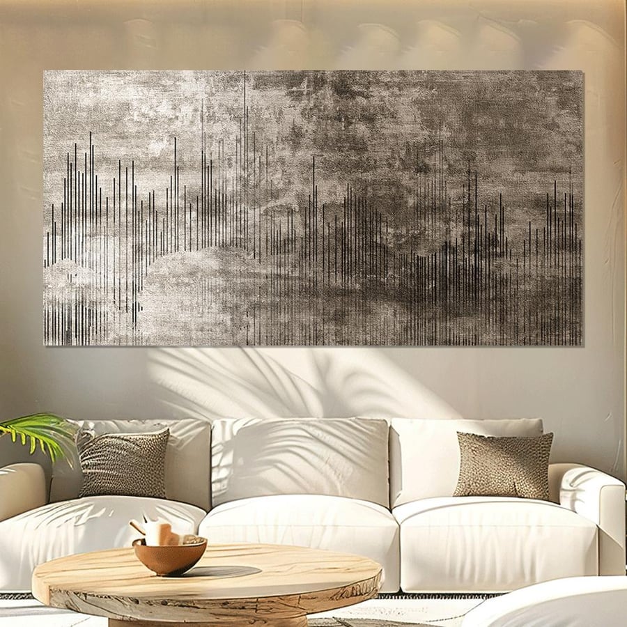 لوحة فن تجريدي تصميم عصري
